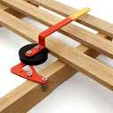 Deck Board Straightener Tool - Heavy Duty Rebar Bender for Wood Alignment, No Hammering Needed, Professional Deck Installation Kit
