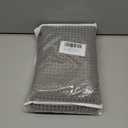 PANGSINNE 72 x 84 Shower Curtain Waterproof Fabric Shower Curtain Waffle Weave Heavy Duty Shower Curtain Set for Bathroom, Washable, 256GSM Modern Shower Curtains with 12 Metal Hooks, 72Wx84H Grey