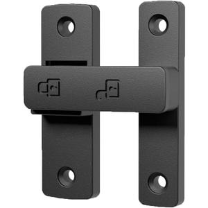 Heavy-Duty Flip Latch Lock 90/180 Degree Sliding/Swinging Door Lock Latch Bolt for Gate Barn Garage Garden Fence Shed Window Cabinet (180 Degree, Black)