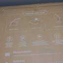 Maxtek Black Magnetic Glass Whiteboard 36 x 24in, Frameless Dry Erase Board