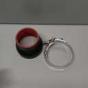 Reducer ID 3" to ID 4" Silicone Hose Coupler, Reinforced 4-layer Wall 5MM with 2PCS T-bolt Clamps for Cold Air Intake, Turbo, Intercooler