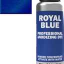 Professional Aluminum Anodizing Pigment Dyes | Blue E-G | Light to Rich Blue | Powder Concentrate Makes 7.6 Liters or 2 Gallons