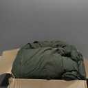 CozyLux King Size Comforter Set Olive Green, 3 Pieces Solid Comforters King Size Breathable Quilted Bedding Sets, Luxury Soft Lightweight Bed Set with Down Alternative Comforter and 2 Pillowcases