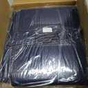 Robelle 12 x 21 ft Economy Winter Oval Pool Cover for Above Ground Pools | Blue Winter Pool Cover, 3 ft Overlap (15 x 24ft Cover Size), Solid 7 x 7 Scrim, 2.2 oz/yd2, Style: 361221A