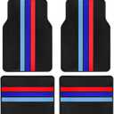 4Pcs Front & Rear Heavy Duty Rubber Car Floor Mats Waterproof,Anti-Slip Compatible with BMW Floor Mat