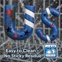 American Playtime Dog Chew Toy, Blue 6" in 2 Pack Interactive Outdoors Toys for Aggressive Chewers for Treat-Filling Capabilities and Tug of War Dog Toy, Tough Toys for Medium,Large Dogs