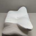 Cervical Pillow for Neck Pain Relief - Ergonomic Pillow for Sleeping Side Sleeper Pillow for Adults, Contour Neck Pillow Cooling Memory Foam Pillows, Orthopedic Bed Pillow for Back Stomach Sleepers (Blue + Grey)