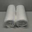 Cooling Side Sleeper Pillow for Neck and Shoulder Pain, Luxury Shredded Memory Foam Curved Bed Pillows for Sleeping Set of 2- Adjustable King Size- Washable Cover Crescent White