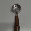 54mm Bottomless Portafilter V2 with Upgraded American Walnut Handle - Compatible with Breville Barista Express, Pro, Touch, Bambino, Plus, Infuser, Duo Temp Pro- Includes 18-21g Filter Basket