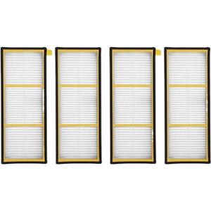 Main Side Brush Hepa Filter Brushroll DoorCompatible for Shark ION RV700 RV720 RV750 RV755 Robot Vacuum Replenishment Kit  (Color : 4pcs Filter)