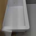 Recessed Medicine Cabinet No Mirror - 14x24 Bathroom Storage Wall Cabinet with 2 Shelves, 304 Stainless Steel Shower Niche, Matte White Waterproof for Bathroom, Toilet, Vanity