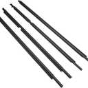 ZONFANT Car Outer Door Four Window Glasses Molding Trim Weatherstrip Seal Belt Kit Compatible with Toyota Vehicle 2003-2009 4Runner, Replace#68161-35060 68162-35060 68163-35030 68164-35030