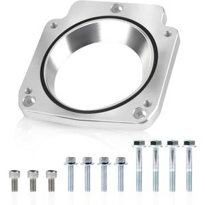 551513 LS Throttle Body Adapter 92mm Compatible with LS1 3 Bolt Intake Manifold to LS3 4 Bolt Throttle Body DBC L33 L59 LM4 LM7 LQ4 LQ9 LR4 LS6 LSX 4.8L 5.3L 5.7L 6.0L Replacement for 551513