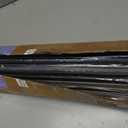 Iron Stair Balusters 5/8" Round Hollow Metal Wrought Iron Spindles for Indoor Staircase & Deck Railing 44" Long Plain Railing Pickets, Satin Black Powder Coated (30 Pack, 44")