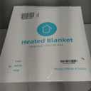 Dowin Electric Blanket King Size, Faux Fur & Sherpa Heated Blankets 100"x 90",Large Dual Controllers Warm Heating Blanket, 5 Heating Levels &10Hrs Auto Off, OverHeat Protect (Beige)