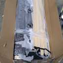 King Size Upholstered Bed Frame with Adjustable Headboard, Faux Leather Platform Bed with Wood Slats, Lychee Grain Leather, No Box Spring Needed, Easy Assembly, Noise Free, Dark Brown