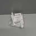 2 x TonGass 4-Pack RV Curtain Holders with Screws (White)  Camper & Motorhome Curtain Clips for Window Drapes, Heavy-Duty Plastic Retainers for RV, Boat, and Trailer Curtains