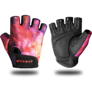 ZEROFIRE Workout Gloves for Women Men - Weight Lifting Gloves with Full Palm Protection & Extra Grip for Women Gym, Weightlifting, Weight Lift, Rowing, Exercise, Sport, Cycling (Medium, A3-Galaxy PL)