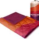 Waterproof Stadium Blanket, Soft Warm Fleece Camping Blanket Wearable Camp Blanket for Outdoor Camping, Picnic, Stadium, Sports, Beach, Car