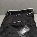 The Fine Living Co. X-Large Hanging Laundry Hamper with Over Door Hooks & Adhesive,Durable Space Saving Laundry Bag with Zipper and Wide Open Top,Hanging Dorm Laundry Hamper 20"x3.75"x31" (Black-XL)