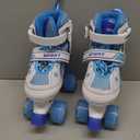 Adjustable Kids Roller Skates for Girls and Boys Ages 5-8 All 8 Wheels of Girl's Skates Shine, Safe and Fun Illuminating for Outdoor Indoor Sports