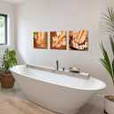 Nachic Wall 3 Piece Wall Art Hands Pedicure Spa Poster Beauty Fashion Woman Manicure Picture Painting on Canvas Modern Massage Salon Bathroom Decoration Gallery Wrap Ready to Hang, 12x12inchesx3pcs