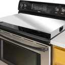 Stainless Steel Gas Stove Top Cover, Noodle Board Cooktop Cover, Kitchen Organizer for Gas and Electric Stove Range Expanding Kitchen Space, Large Size 30"x 22"x3", Sliver (29.5"L x 21.2"W)