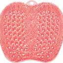 BESKAR XL Large Foot Scrubber Mat for Use in Shower - Shower Foot Cleaner to Eliminate Calluses Dead Skin, Foot Massager Mat for Men & Women to Soothe Achy Feet, Non Slip Suction Cups (Pink)