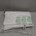 TARPAL 8'x10' White Tarp Waterproof 7.5 mil Medium Duty All Purpose Poly Tarps Cover Waterproof,Snow Proof UV Protection,Rip and Tear Proof,Poly Tarpaulin (8x10 Feet-Finished size)