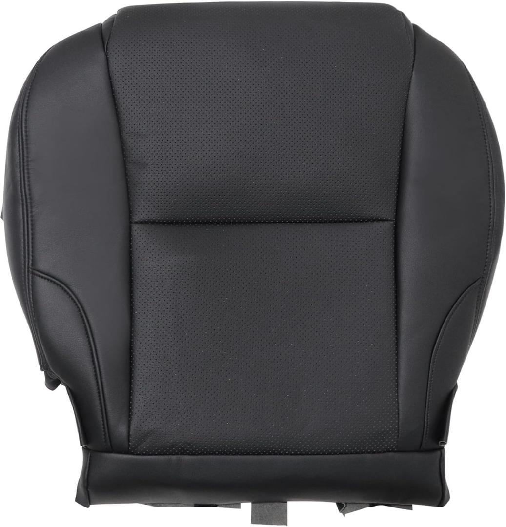 Driver Side Bottom Perforated Leather Seat Cover Black Compatible with Lexus IS250 IS350 2006 2007 2008 2009 2010 2011 2012 2013