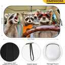 Car Windshield Sun Shade - Foldable Car Sun Shade Windshield for Front Window, Reflector Sunshade Offers Ultimate Protection for Cars Interior (55.2 x 31.5 in)