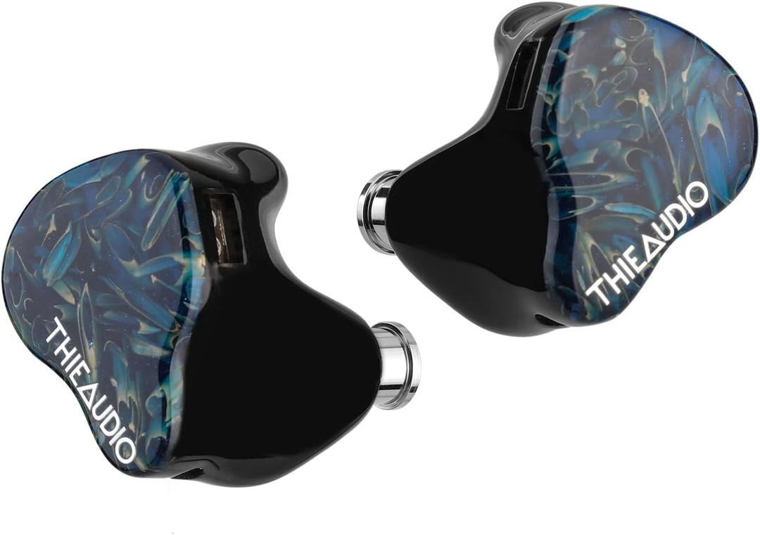 Linsoul THIEAUDIO Hype 2 2DD + 2BA in-Ear Monitor, HiFi Earphone with Custom Balanced Tuning, Sonion Drivers, Detachable 2 Pin IEM Cable for Audiophile Musician (Blue, THIEAUDIO Hype 2)