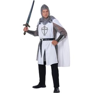 California Costumes Mens Knight's Surcoat (Large/X-Large, White)