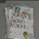 3Pcs Locally Grown Baby Shower Decorations Tablecloth, Rectangular Plastic Farmers Market Baby Shower Table Cloth, 54 x 108 Inch