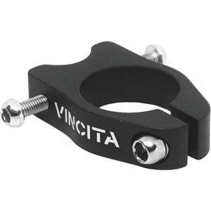 Vincita Rack Mount Seatpost Clamp - For Bike Without Rear Rack Threaded Hole Fixation - Suitable With Seatpost Diameter 31.8 mm (Seatpost Tube 34.9 mm) - Lightweight -mountain, Road, Folding Bicycle.