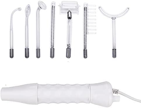 Portable High Frequency Facial Machine Glass Wand Tube Face Cleansing Device