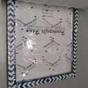 Handicrafts Home Handmade Bone Inlay Wall Hanging Blue PictureFrame, 13x19