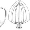 Stainless Steel Accessories for KitchenAid 5-6 Qt Bowl-Lift Stand Mixer, Includes 6 Wire Whisk, Beater, Dough Hook, Dishwasher Safe and Heavy Duty, fits for KP26, KL26, KB26, KSM55/60