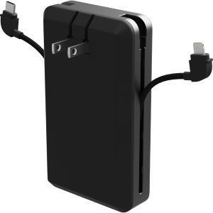 Mophie Powerstation Plus Ultra 10,000mAh Power Bank - Integrated USB-C and Lightning Cables and Foldable Wall Prongs Fast Charging for Smartphones, Tablets, and More Mophie Powerstation Plus Ultra 10,000mAh Power Bank - Integrated USB-C and Lightning Cables and Foldable Wall Prongs Fast Charging for Smartphones, Tablets, and More