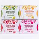 Vegan Collagen Konjac Jelly (Mango Flavor) 120g x 10 Packs  Low-Calorie Fruit Gel Snack, Gluten-Free, Plant-Based, 7 kcal per Pouch