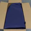 Favoyard Outdoor Seat Cushion Set 22 x 24 Inch Waterproof & Fade Resistant Patio Furniture Cushions with Removable Cover Deep Seat & Back Cushion with Tie Straps for Chair Sofa Couch (Blue)