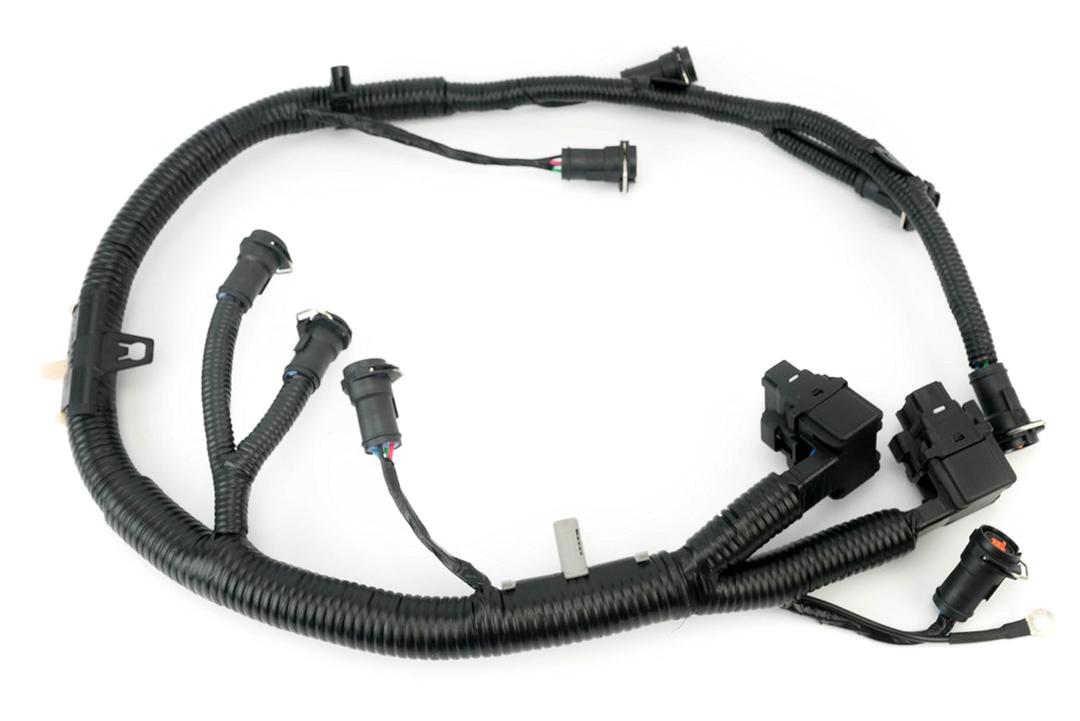 FICM Engine Fuel Injector Complete Wire Harness - Replaces Part 5C3Z9D930A, 5C3Z-9D930-A - Compatible with Ford Vehicles F250 F350 F450 F550-6.0L Diesel - 2003-2007