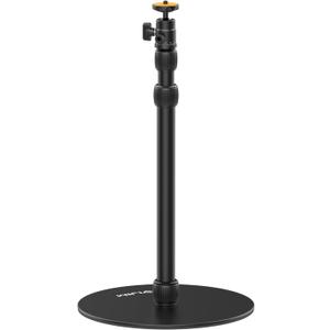 jusmo LS09 Aluminum Projector Floor Stand for Nebula/XGIMI/Other Video Projectors, Mevo Camera Stand, 16.5-34.6inch Adjustable, Compatible with Projector/Camera/Phone/GoPro/Webcam/Lights