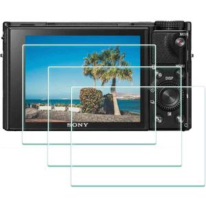 Screen Protector for Sony RX100 VI RX100 V RX100 IV RX100 III RX100 II RX100 I Digital Camera, ULBTER 0.3mm 9H Hardness Tempered Glass Saver Anti-Scratch Anti-Bubble [3 Pack]