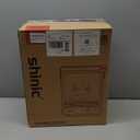 Shinic Portable Fireplace Heater for Indoor Use,1500W Fireplace Space Heater with Thermostat, Realistic 3D Flame & Crackling Sound, ETL Listed Home Office (Oak)