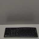 Logitech K270 Wireless Keyboard for Windows, 2.4 GHz Wireless, Full-Size, Number Pad, 8 Multimedia Keys, 2-Year Battery Life, Compatible with PC, Laptop, Black