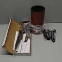 Knife Set,GOODA 9 Piece Kitchen Knife Set with Block and Sharpener, Anti-Rust Stainless Steel Cooking Knives Set for Kitchen, Chef Knife Block Set (Black)