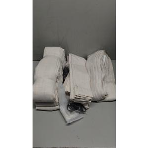 MIULEE Pinch Pleated Thick Linen Curtains 90 Inches 4 Panels Set Ivory Cream Back Tab Memory Trained Pinch Pleat Semi Sheer Light Filtering Privacy Curtains Window Drapes for Living Room Bedroom Birch