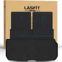 LASFIT Cargo Mat & Backrest Mat for Mercedes Benz GLS 450/580 / 63 AMG 2026 2025 2024 2023 2022 2021 2020, All Weather TPE Waterproof Cargo Liner Custom Fit GLS 2020-2026 Trunk Mat with Seatback