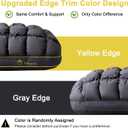 YOUR MOON Fluffy Support Bed Pillow Queen Size Set of 2, Super Soft Premium Down-Alternative Filling for Sleeping, Luxury Hotel Quality Bed Pillows for Side Sleeper (Gray)